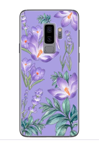 frondcase Samsung S9 Kış Çiçeği Lila Telefon Kılıfı