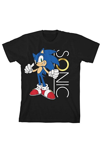 Daxia Tricou negru Sonic the Hedgehog Ring