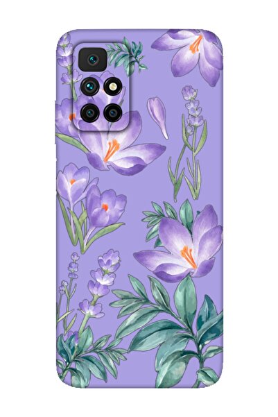 frondcase حافظة هاتف Redmi 10 2022 زهرة الشتاء ليلك