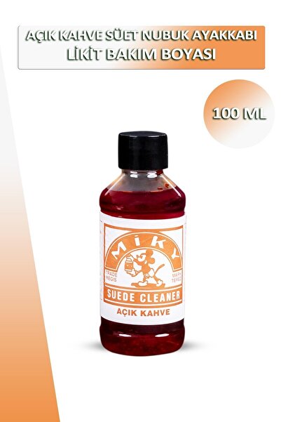 Dopar Bağcık Miky Açık Kahve Süet Nubuk Likit Ayakkabı Bakım Boyası 100 ml Set