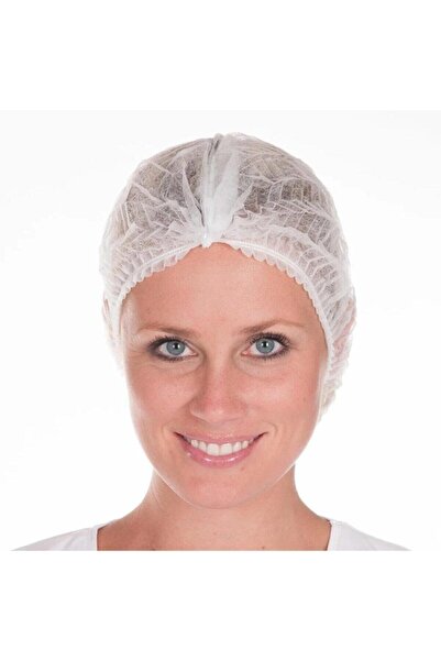 ARG 10 Paket Saç Bonesi Bone Beyaz Tek Kullanımlık 1000 Li Paket ( 10 Paket)