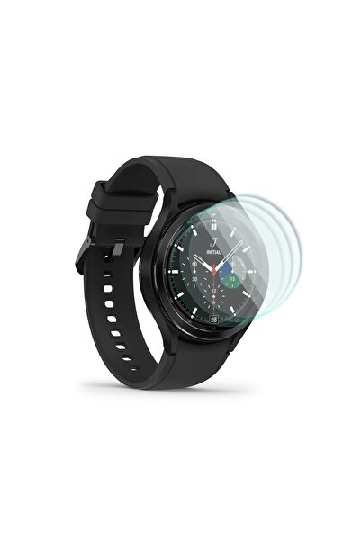 NANOSPACE واقي شاشة زجاجي نانو مرن لساعة سامسونج جالاكسي 6 كلاسيك (بلوتوث، 47 ملم) 2 قطعة