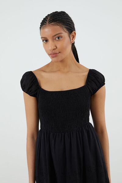 PAULMARK Sleeveless Lace Detailed Dress