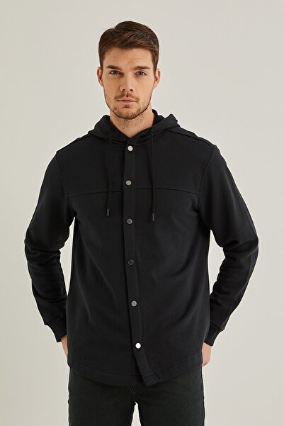 PAULMARK Kapucnis Snap Fastener ingkabát