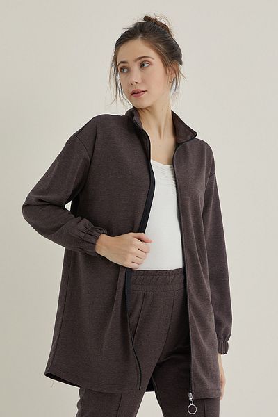 PAULMARK Oversize mikina na zip