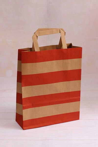 demontecraft Striped patternGift package gift bag gift 22x8x27.5 (5pcs)