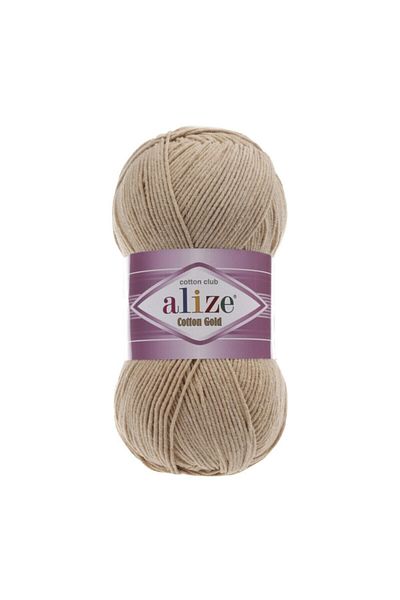Alize Βαμβακερό χρυσό νήμα Amigurumi 100 gr Χειροποίητο νήμα πλεξίματος Χρώμα Κωδικός-μπεζ-262- Σχοινί διάτρησης Βαμβάκι+ακρυλικό