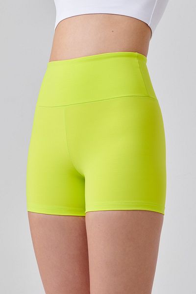 UP&FIT Push Up High Waist Recovery Shorts Leggings Neon Green