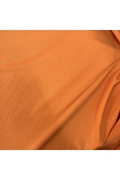 ÖZGÜR KUMAŞ Orange Single Jersey Combed Fabric