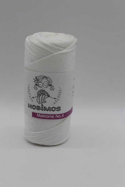 Hobimos Πολυεστέρας Macrame No:4 Τσάντα, Καλάθι, Σφουγγαρίστρα, Σχοινί Supla