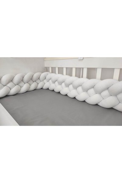 meleginisiklitoplari Knitted Protection 190 Cm 4-Piece Knitted Crib Protector