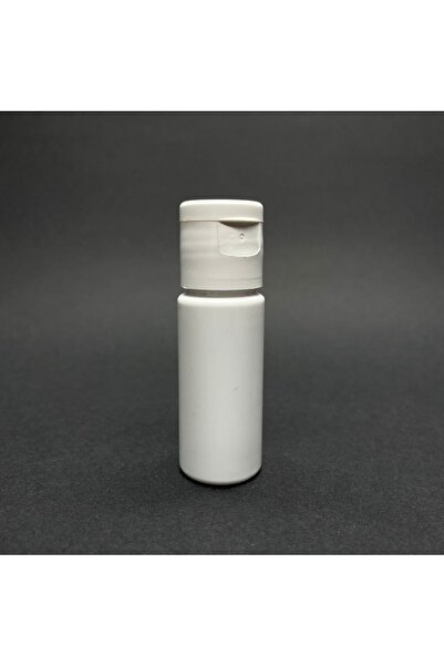 Pause Art Home 15 CC SİLİNDİR PET ŞİŞE - BEYAZ FLİPTOP KAPAKLI - 15 ML PET Şİ...
