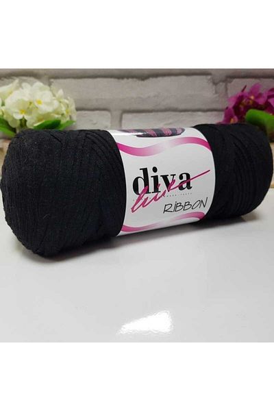 Diva İplik Κορδέλα Diva 2111 Μαύρη