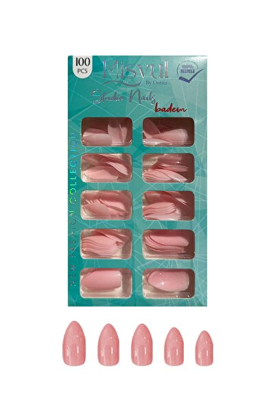 Misyul Takma Tırnak 100'lü Kutulu Badem Protez Tırnak