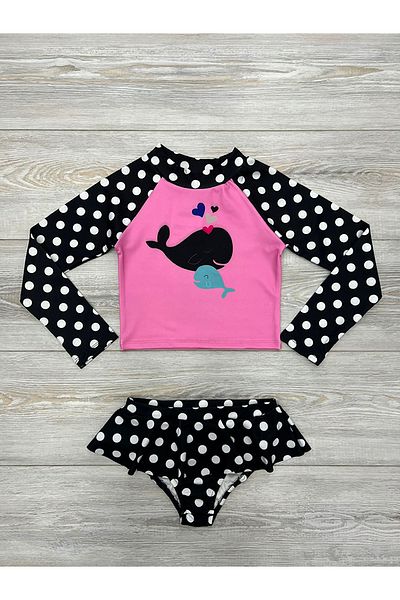 My Kids Wear Print Detailed Swimsuit Set