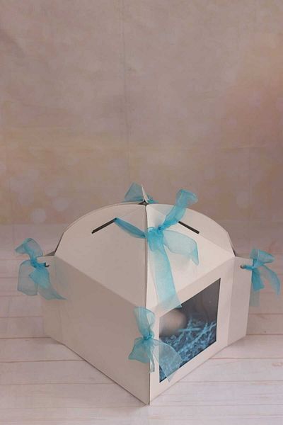 demontecraft Cake box teddy bear box gift box 20x20x10 (2pcs) ribbon, teddy bear, clippings are not included.
