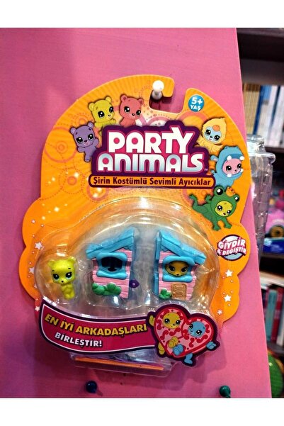 SAMATLI PARTY ANIMALS 3'LÜ FİGÜR SETİ