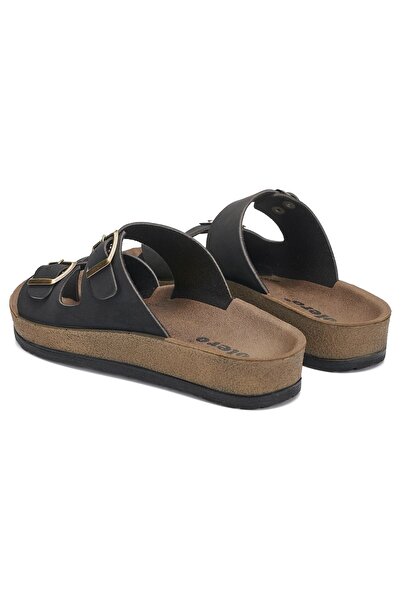 İmerShoes Daily Women's Slippers Single Finger Comfortable Cork Sole Buckle Adjustable Sandals 147