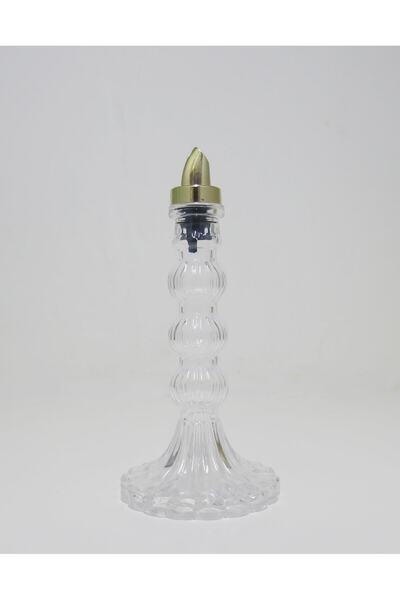 Missi MİSSİ AYAKLI KRİSTAL CAM ŞİŞE YAĞDANLIK/SOSLUK