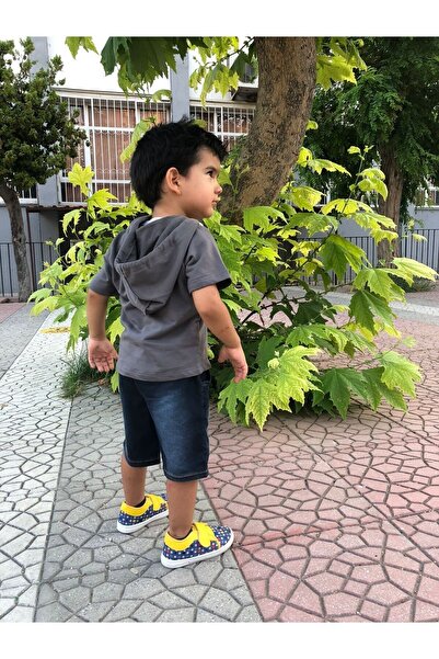 Novy Baby Short Sleeve Hooded Boy's 2-Piece Set with Jeans - Age 3-6 - 2093