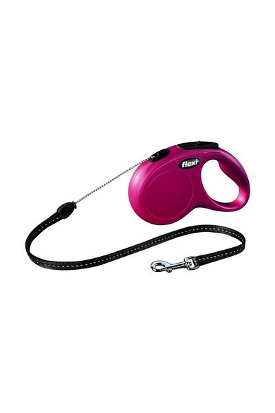 Flexi New Classic Automatic Rope Dog Walking Full Small 5 Mt Red