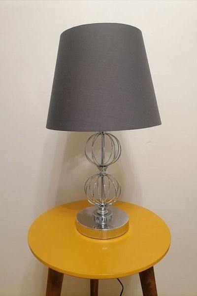 RİOLİGHT Retro Rustic Vintage Chrome Body Sand - Lampshade with Lampholder 1XE27