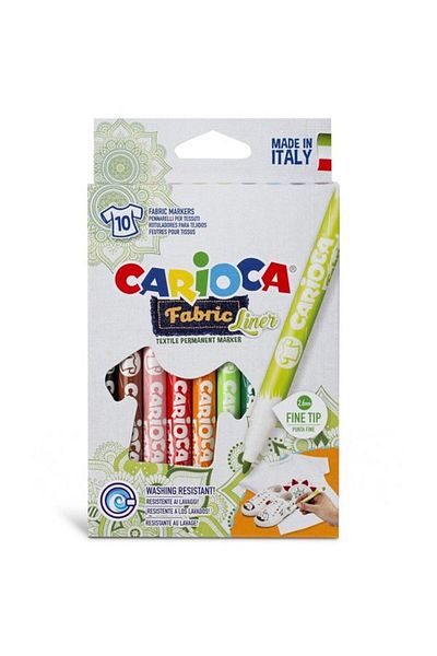 CARIOCA Felt Fabric Crayons Fine 10'Lu42909