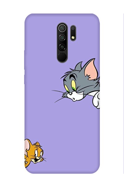 frondcase حافظة هاتف ريدمي 9 توم وجيري ليلك