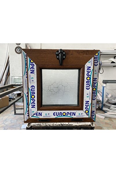 PVC 45&45 نافذة أ. لون البلوط فاسيستاس