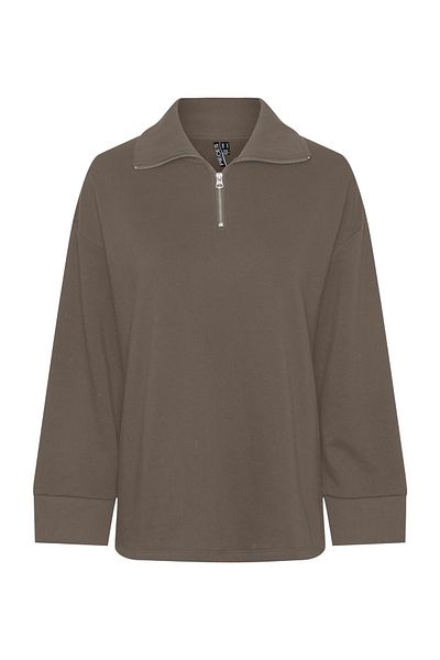 PIECES Sweatshirt Morel Damen/Mädchen