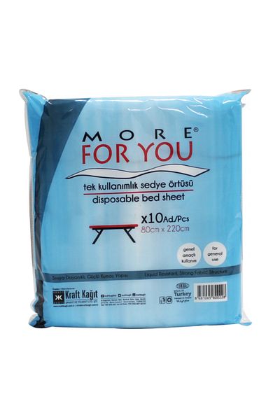 More For You Disposable Stretcher Cover 10 Pieces Elastic