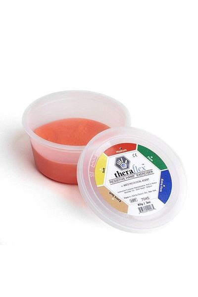 Thera Flex Theraflex Putty Hand Exercise Pulp Red Color (Medium) 85 Gr