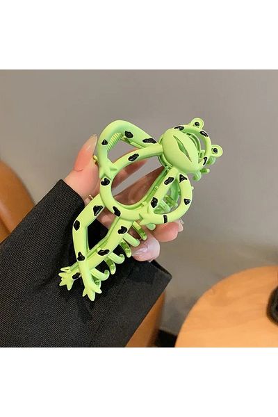 GÜLPEŞE Πόρπη με μεταλλικό μάνδαλο Cartoon Frog SD-2344