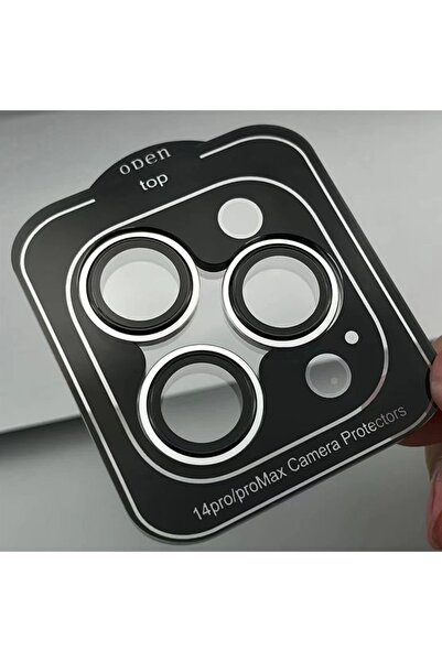 OSG "Silver-Silver" iPhone 14 Pro/14P Ro Max Compatible Sapphire Glass a Quality Camera Lens Protector