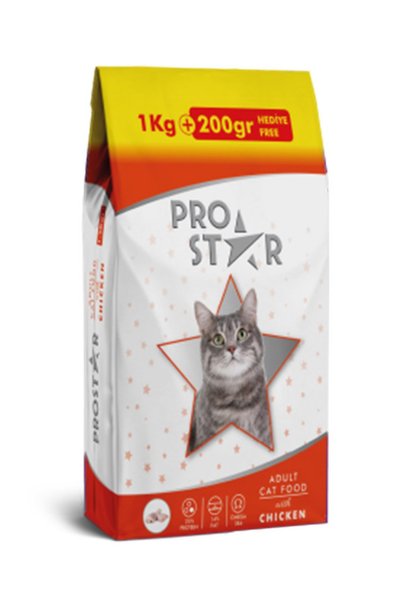 PRO STAR Tavuklu Kedi Maması 1200gr