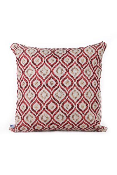 Taka Fabrics TakaTrend Natural Color Printed Woven 43x43 cm Size Luxury Throw...