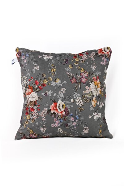 Taka Fabrics Φυσικό έγχρωμο εμπριμέ υφαντό 43x43 cm Πολυτελής Μαξιλαροθήκη B4...