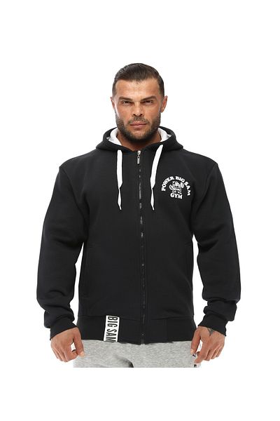 Big Sam Anthracite Winter Zippered Hooded Tracksuit 3554