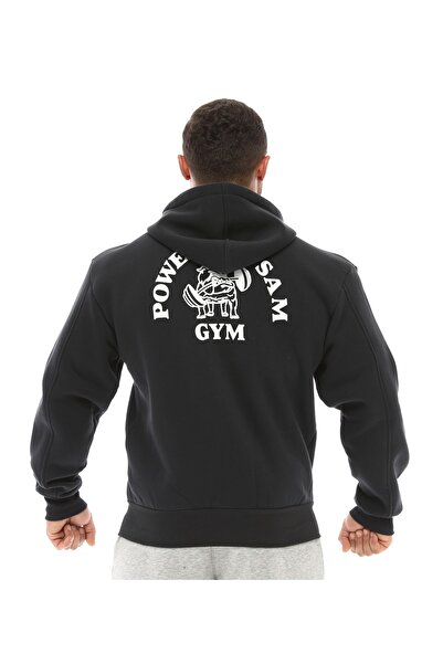 Big Sam Anthracite Winter Zippered Hooded Tracksuit 3554