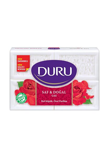 Duru 600GR BANYO SABUNU SAF&DOĞAL GÜL /4*150GR
