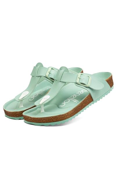 Benetton ® |   BN-1231- Ανοιχτό Πράσινο - Γυναικείες Παντόφλες