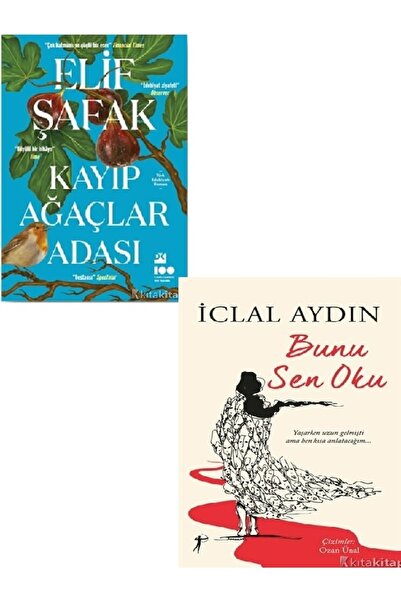 Kronik Kitap Kayıp Ağaçlar Adası-Bunu Sen Oku-İclal Aydın-Elif Şafak 2 KİTAP SET