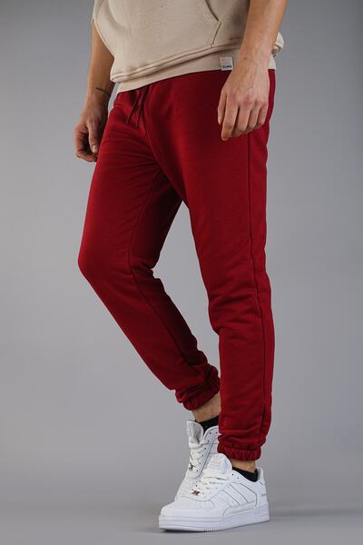 bombe Men's Sweatpants 3 Thread Claret Red