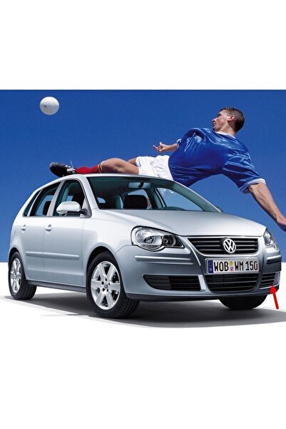 gkl Vw Volkswagen Polo 2005-2009 Ön Tampon Sol Panjur Izgarası Kapağı 6q0853665d