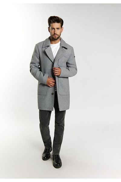 Dreimaster Vintage Kurzmantel aus Wollgemisch altiplano