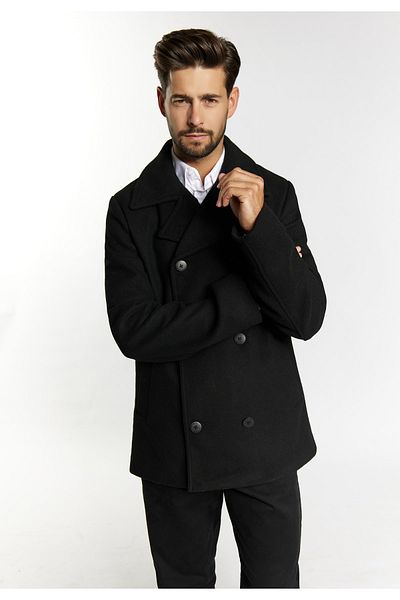 Dreimaster Wollgemischledkin Classic Cabanjacke