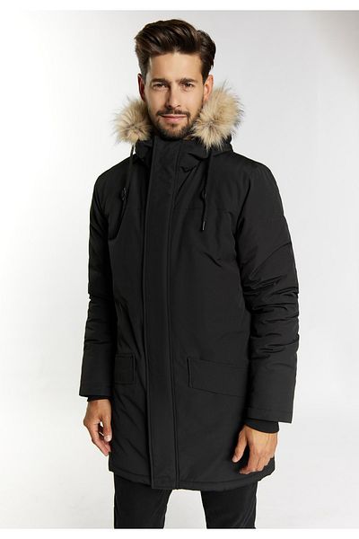 Dreimaster Klassische Winterjacke mit Webpelz ledkin