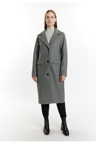Dreimaster Klassisches Übergangsjacke und Recyclingmaterial in Wolloptik