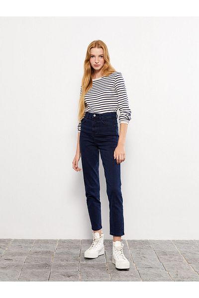 LC Waikiki Mom Fit Straight Γυναικείο Jean Παντελόνι