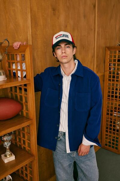 DeFacto Μπουφάν πουκάμισο με γιακά πόλο με χαλαρή εφαρμογή - A5298ax23au